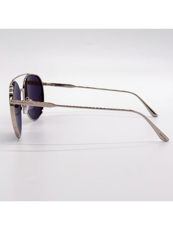 NEW TOM FORD TOMASSO SUNGLASSES TF691 28E AVIATOR GOLD/BROWN UNISEX EYEWEAR FT06 main image 9